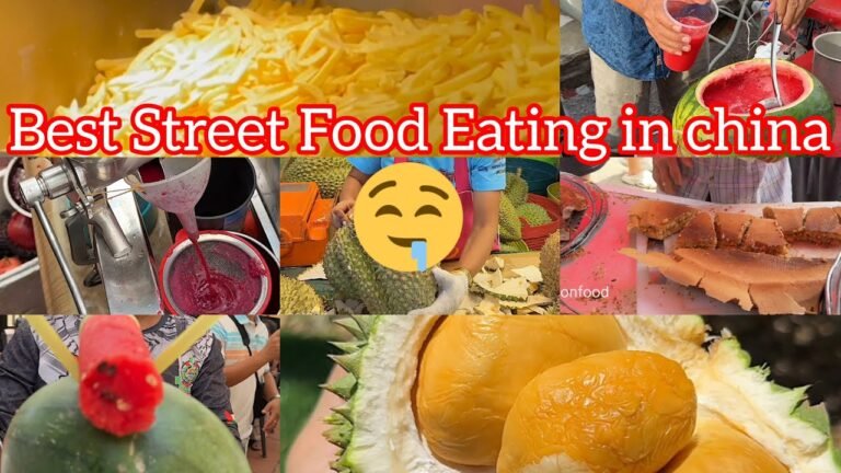 Travel and food Street food