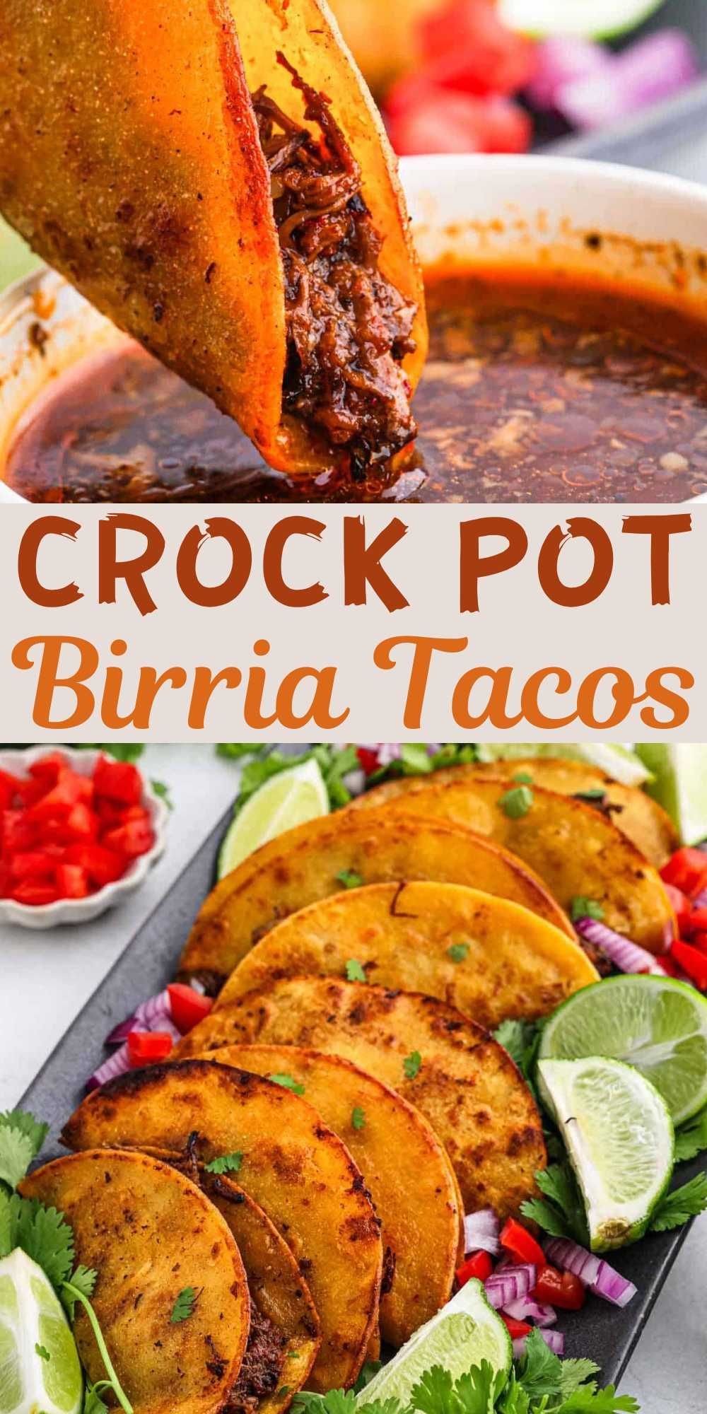 Crock Pot Birria Tacos