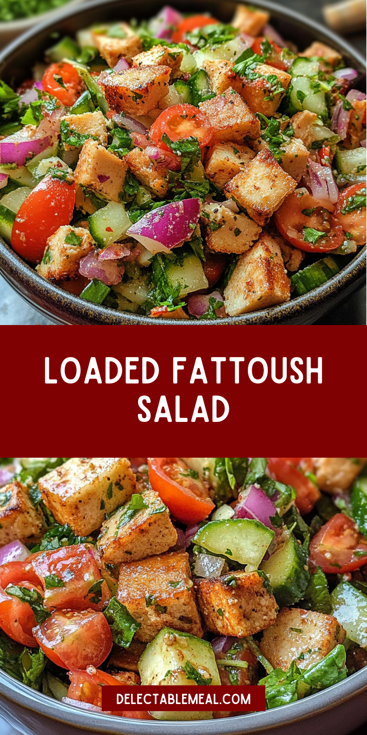 Crunchy & Colorful: How to Make the Perfect Loaded Fattoush Salad
