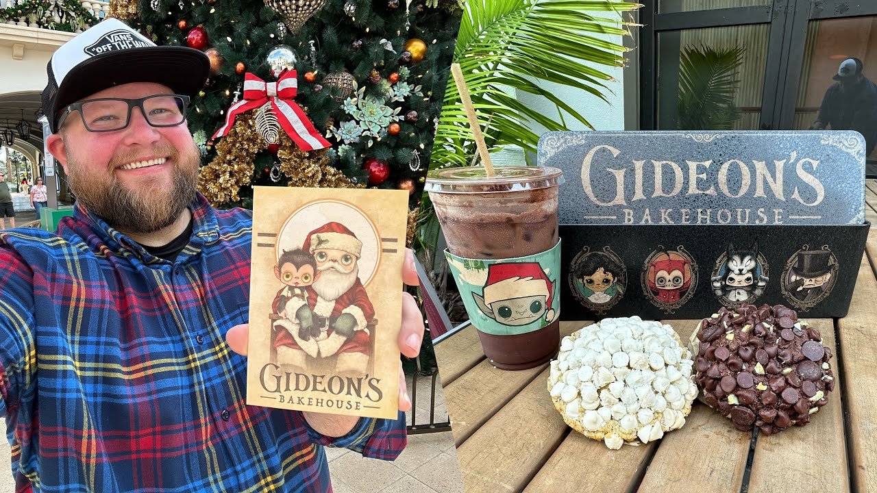 Disney Springs Christmas: NEW Gideon’s Cookie’s & Christmas Tree Stroll