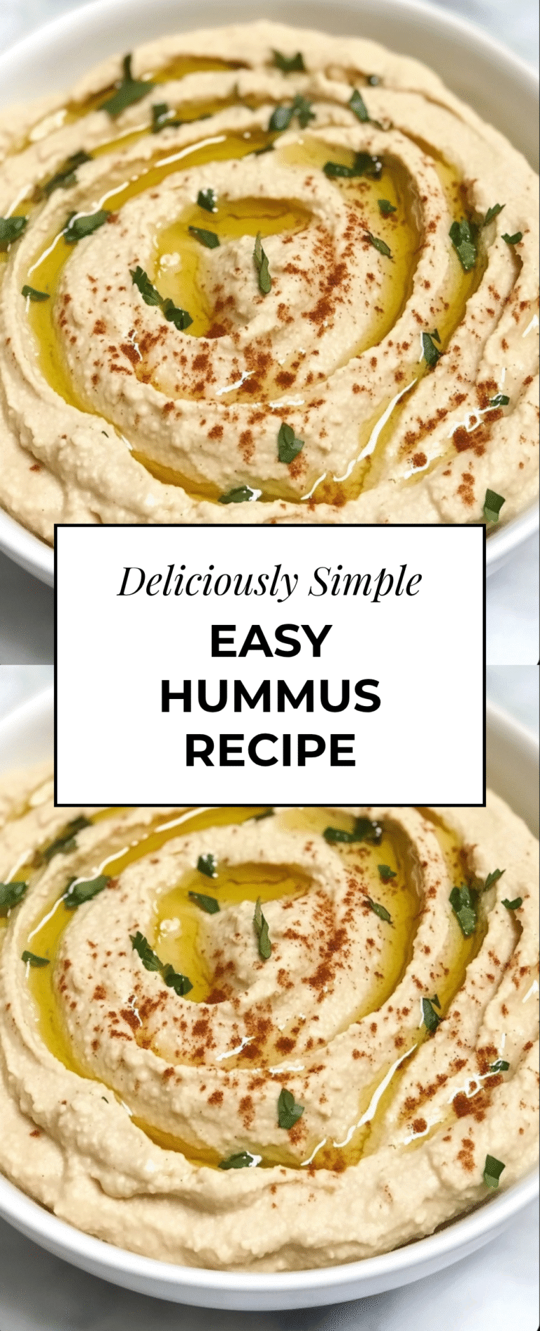 Easy Hummus Recipe