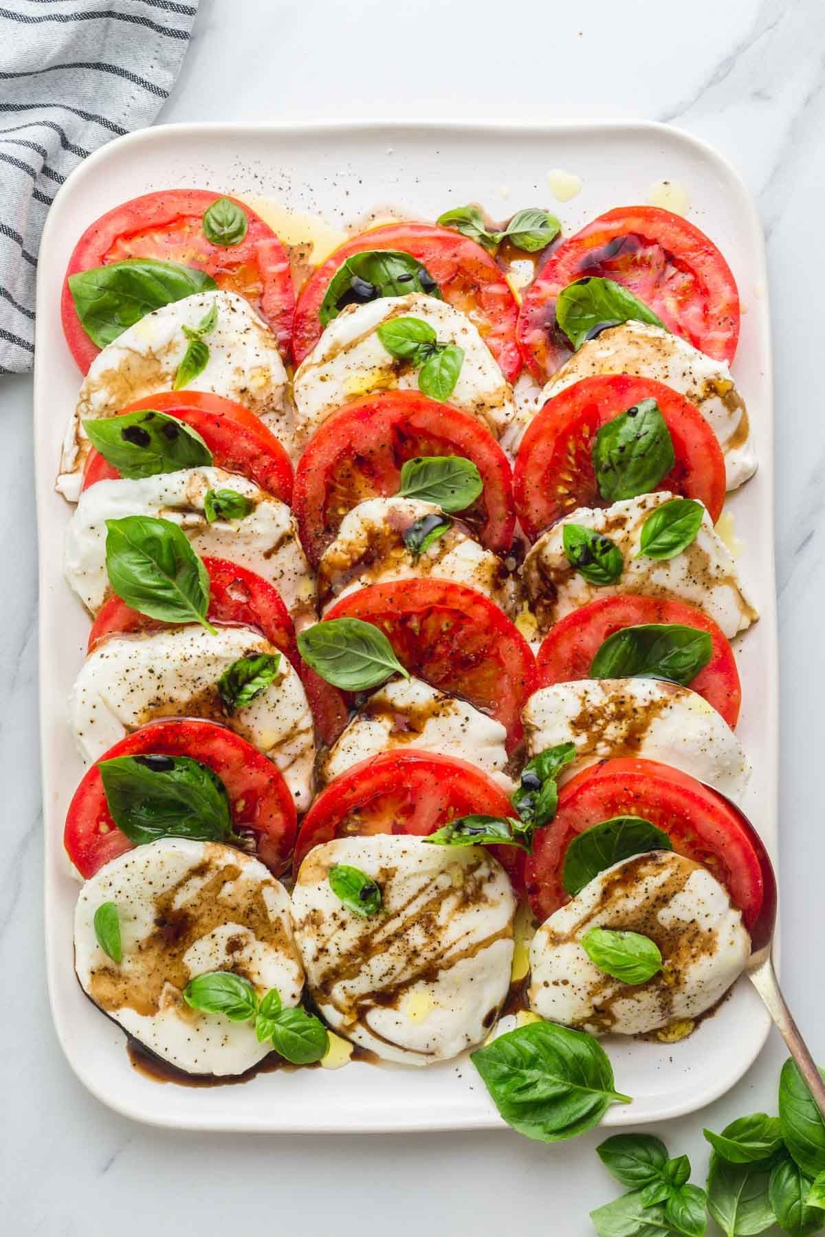 Easy Italian Caprese Salad Recipe - Little Sunny Kitchen