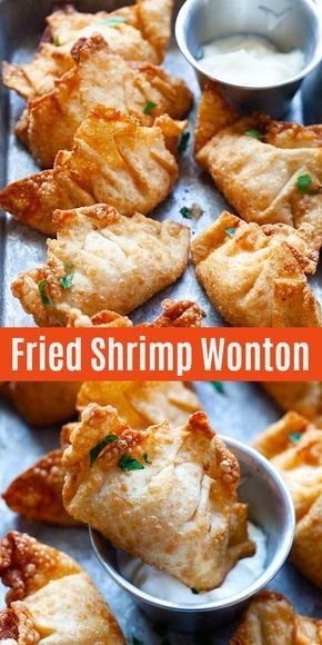 Fried Shrimp Wontons (Just Like Chinese Restaurants!) - Rasa Malaysia