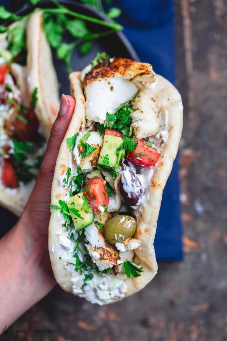 Grilled Cod Recipe, Gyro-Style