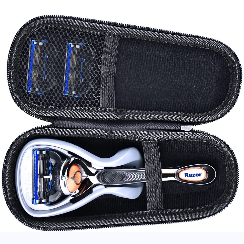 Portable razor with case