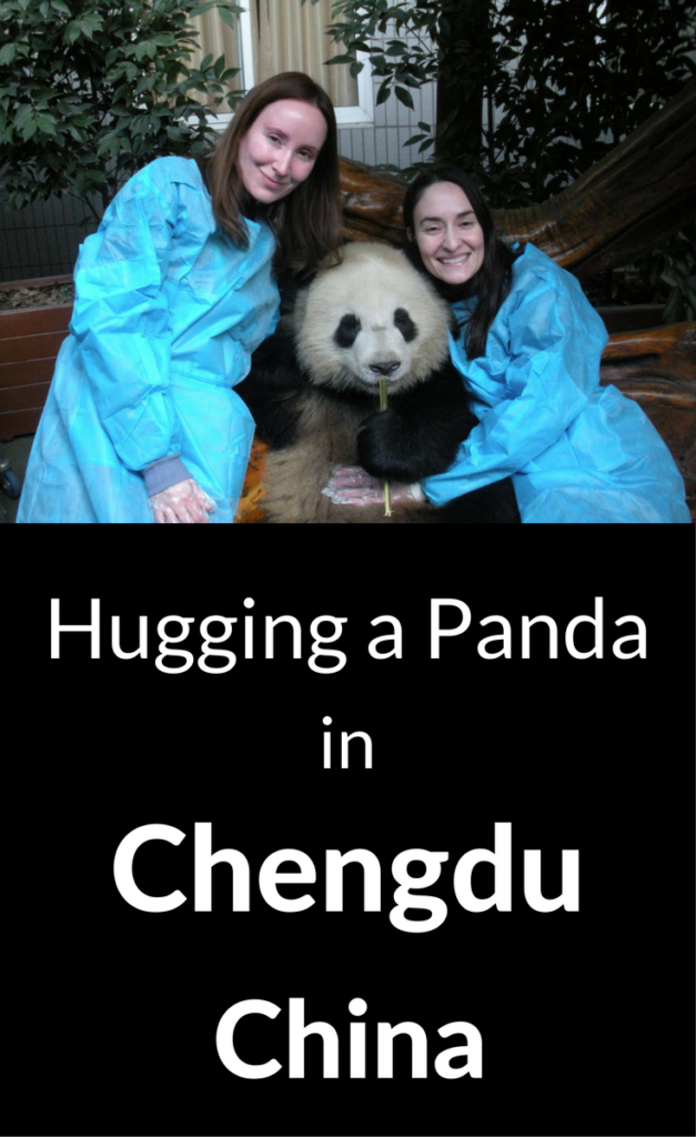 Hugging a Panda in Chengdu, China! - The Travel Sisters