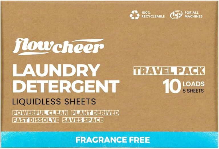 Travel-sized laundry detergent