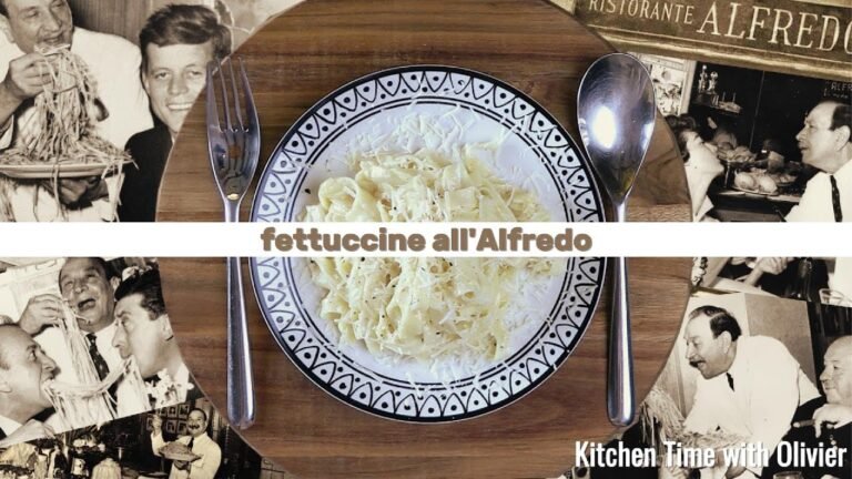 Italian Food Fettuccine Alfredo