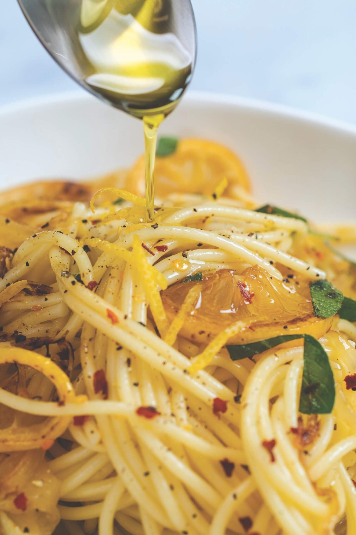 Lemon and Olive Oil Pasta