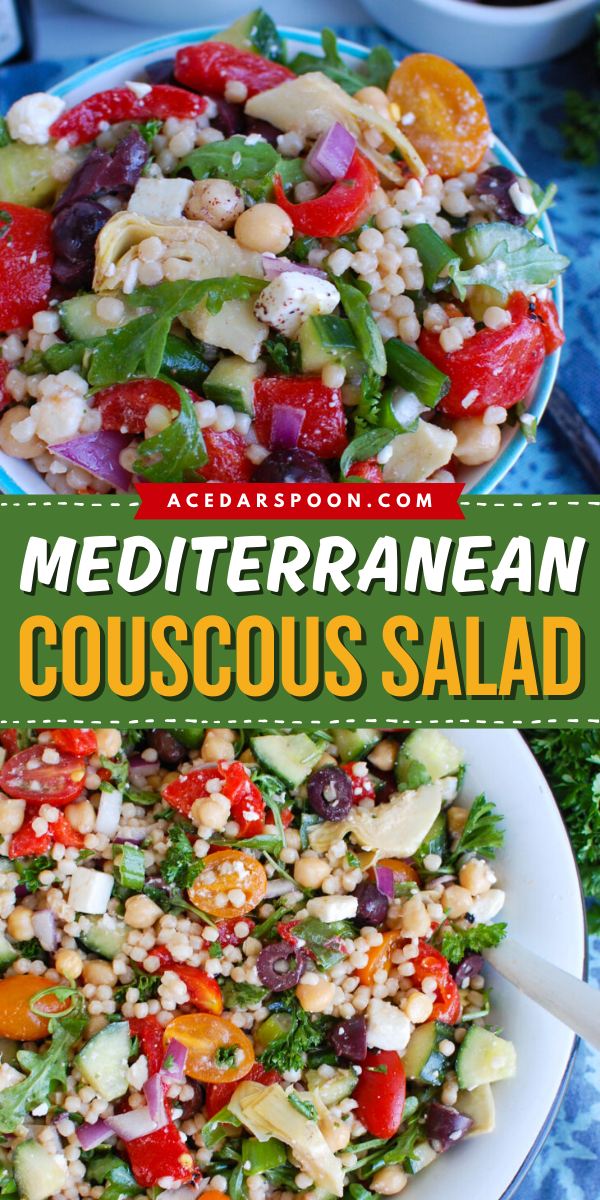 Mediterranean Couscous Salad- Easter Side Dish