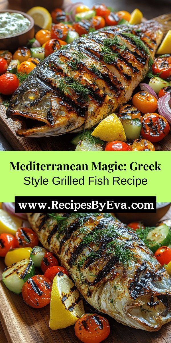Mediterranean Magic: Greek Style Grilled Fish Recipe