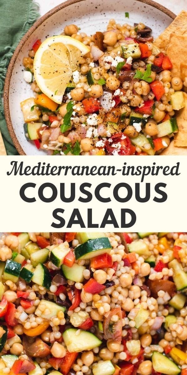 Mediterranean Pearl Couscous Salad