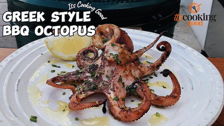 Mediterranean food: Grilled Octopus