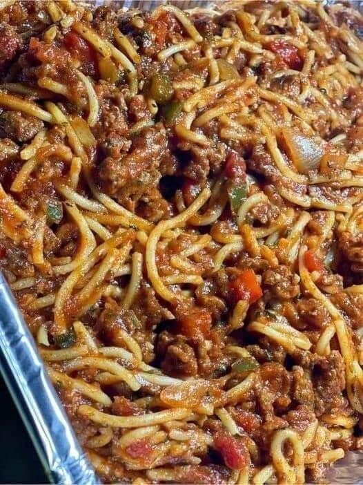 Old Fashioned Spaghetti - My Grandma's Pie