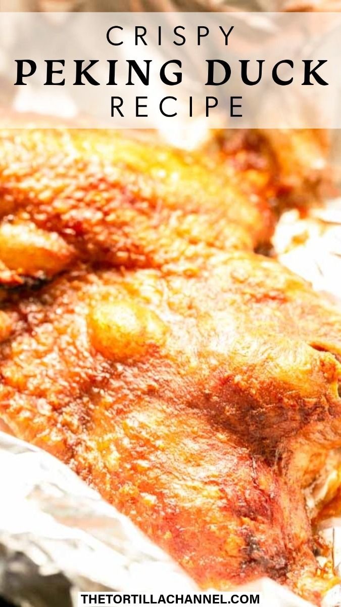 Oven Roasted Crispy Peking Duck Recipe