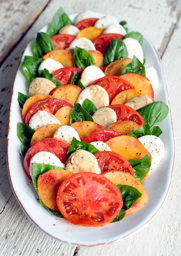 Peach Caprese Salad — Styling My Everyday