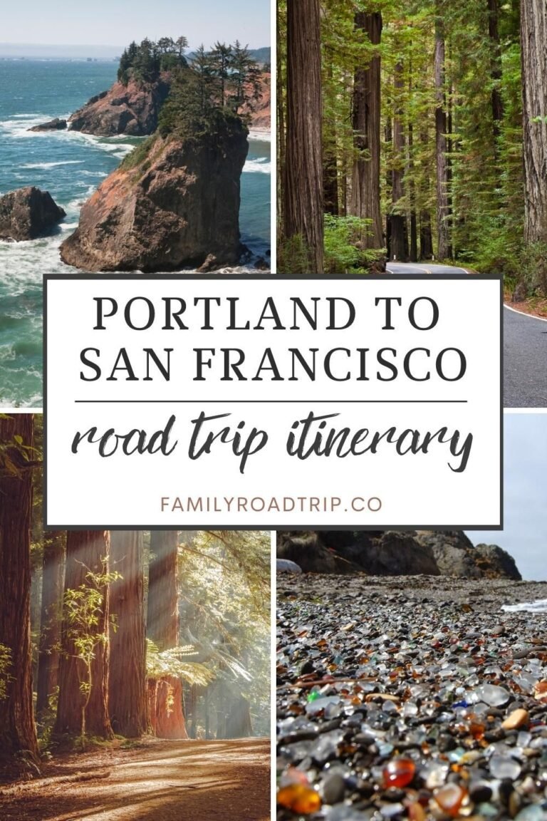 Portland to San Francisco Road Trip Itinerary