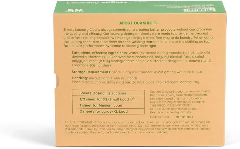 Travel laundry detergent packets