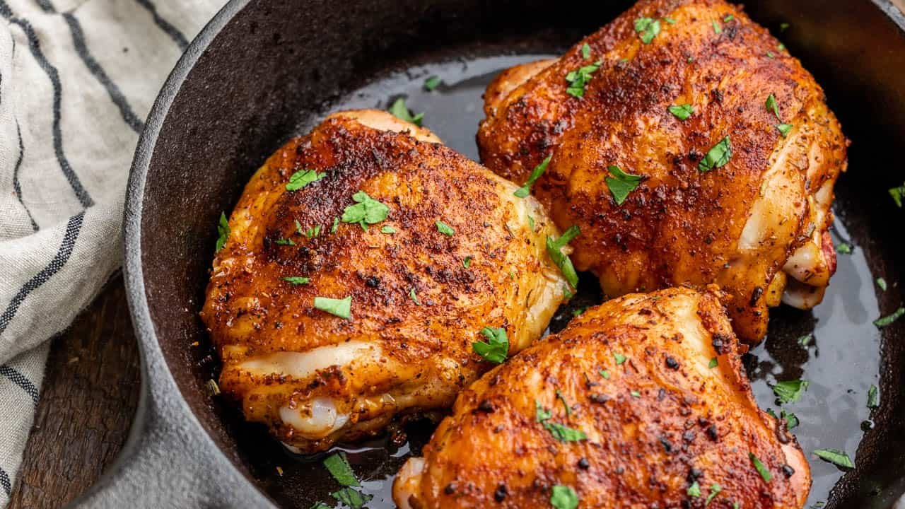 Simple Smoked Chicken Thighs - The Stay At Home Chef