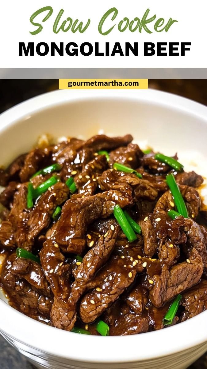 Slow Cooker Mongolian Beef