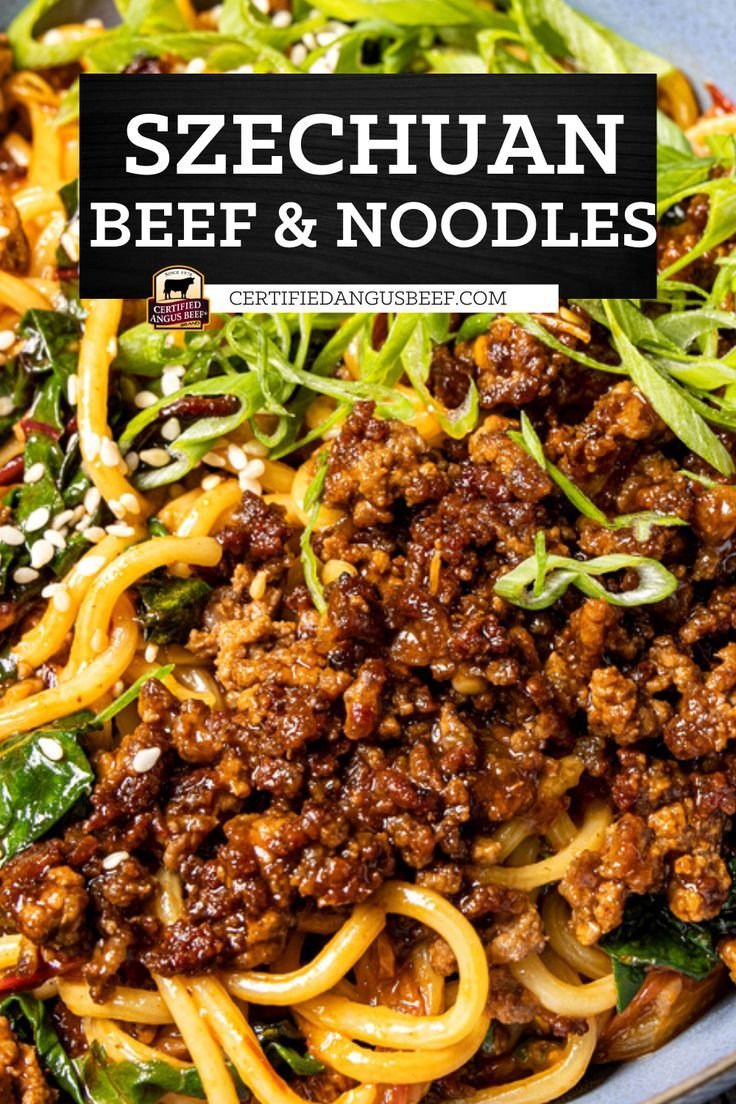 Szechuan Beef & Noodles
