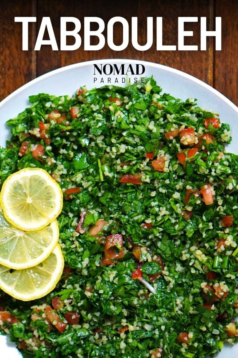 Tabbouleh Recipe (Levantine Meze Salad That's Fresh, Herby, and Full of Zest)