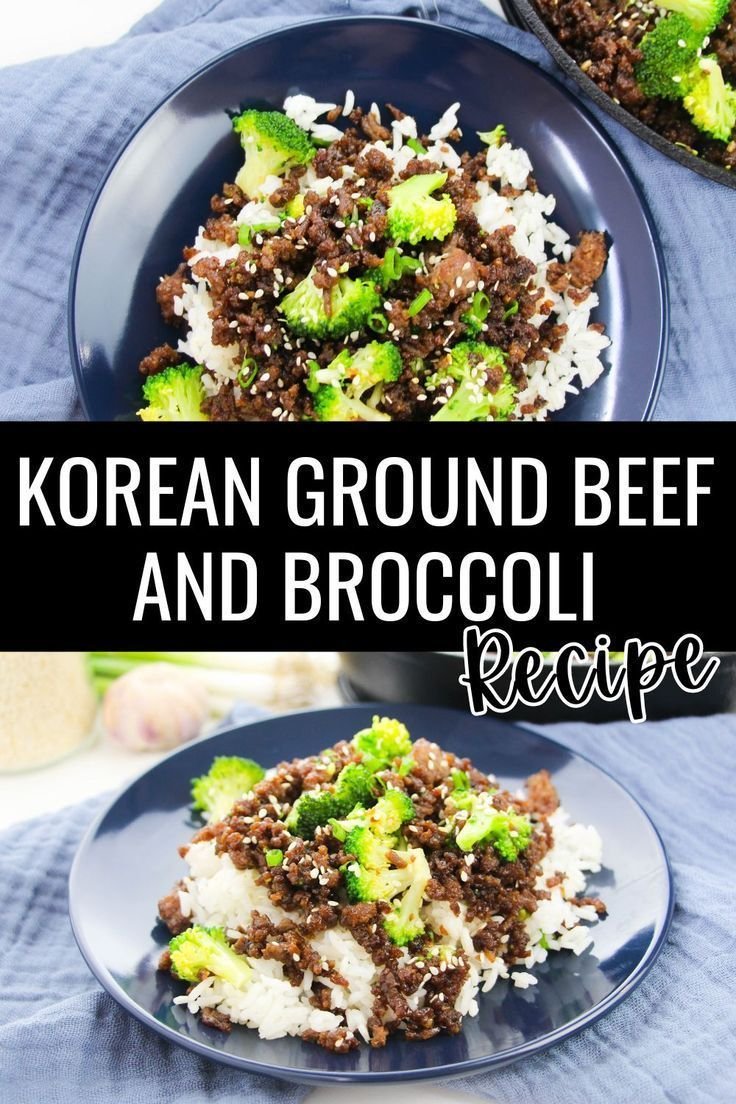 The BEST Korean Ground Beef and Broccoli Recipe