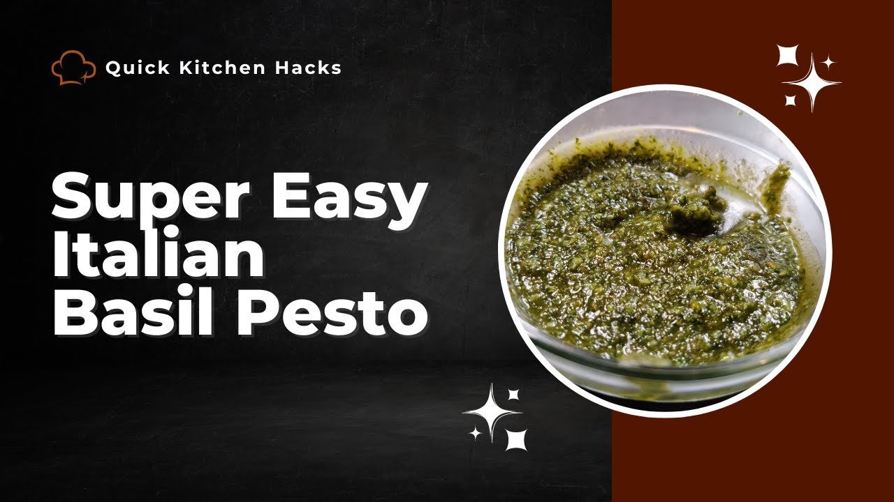 Italian Food Pesto Genovese