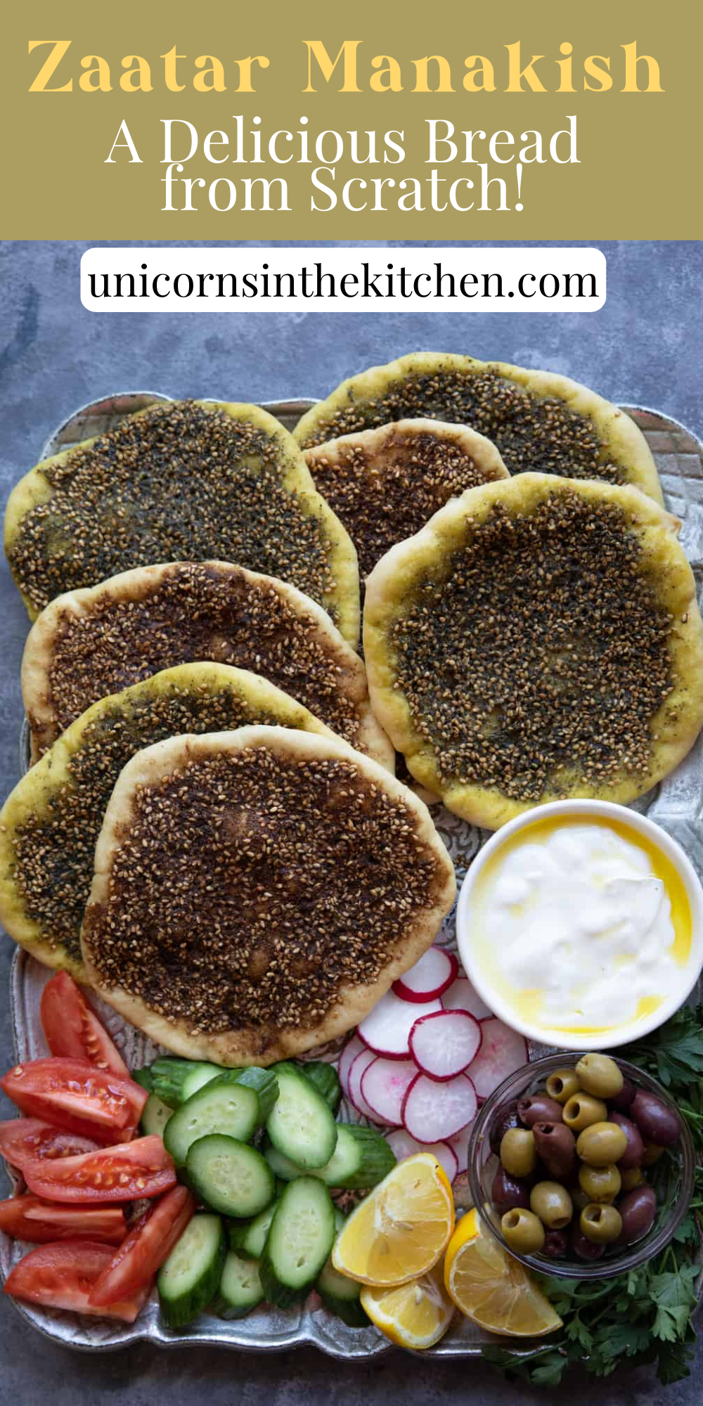 Zaatar Manakish (Manakeesh)