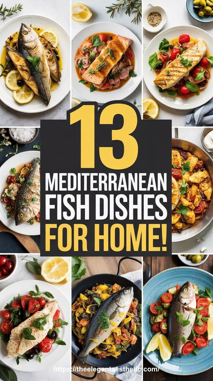 13 New Mediterranean Fish Dishes That Bring Ocean Flavors to Your Home!