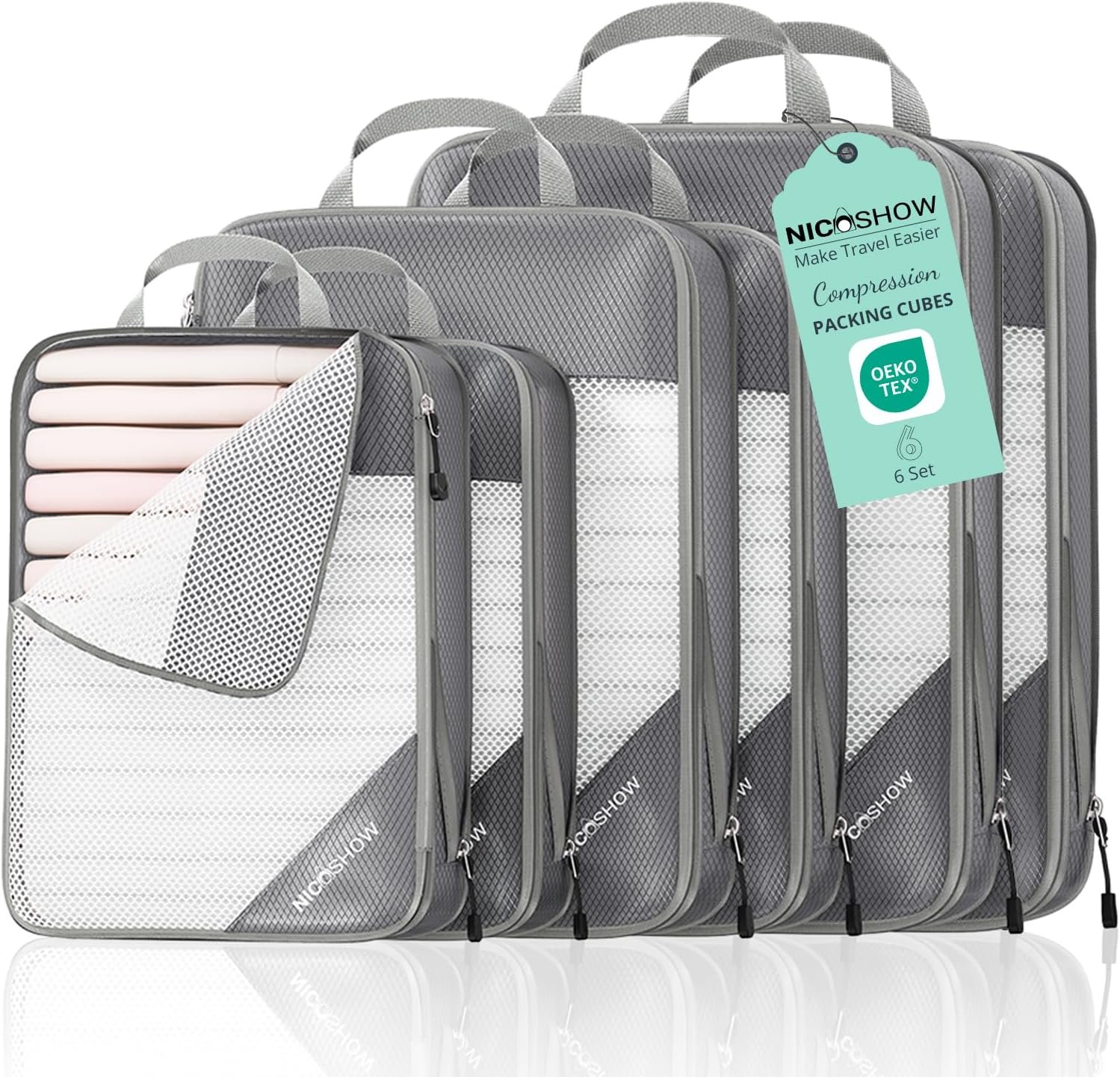 Packing cubes for travel