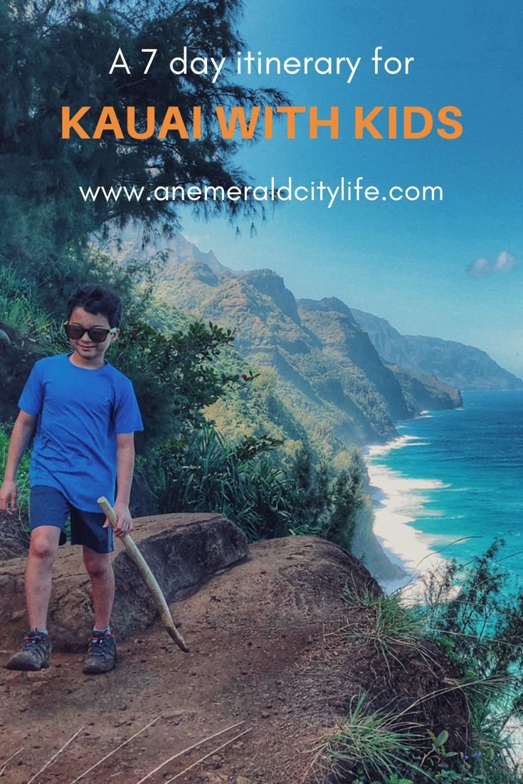 7 days in Kauai with kids, an itinerary