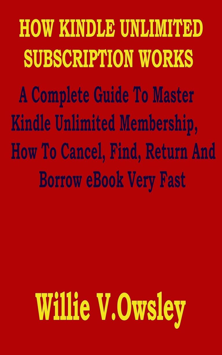 Kindle unlimited subscription