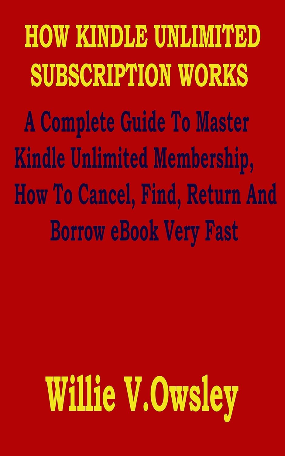 Kindle unlimited subscription