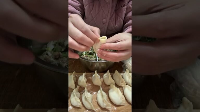 Chinese Food Jiaozi (Chinese Dumplings)