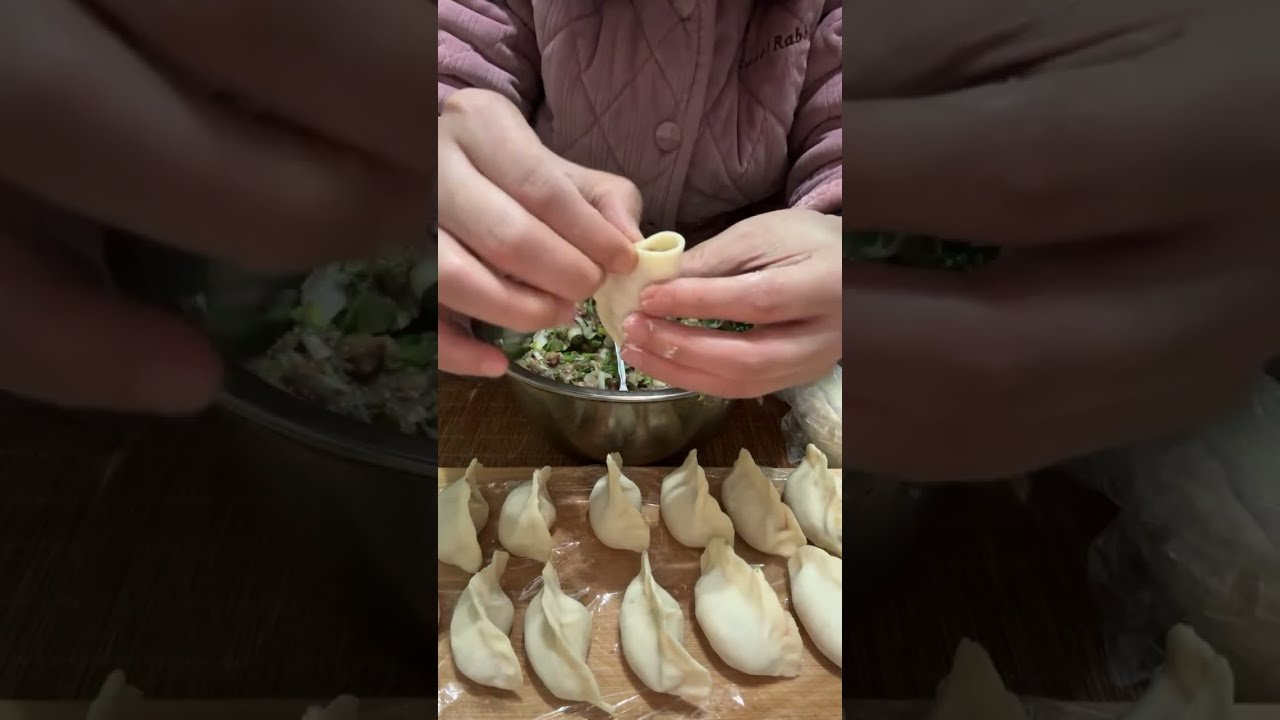 Chinese Food Jiaozi (Chinese Dumplings)