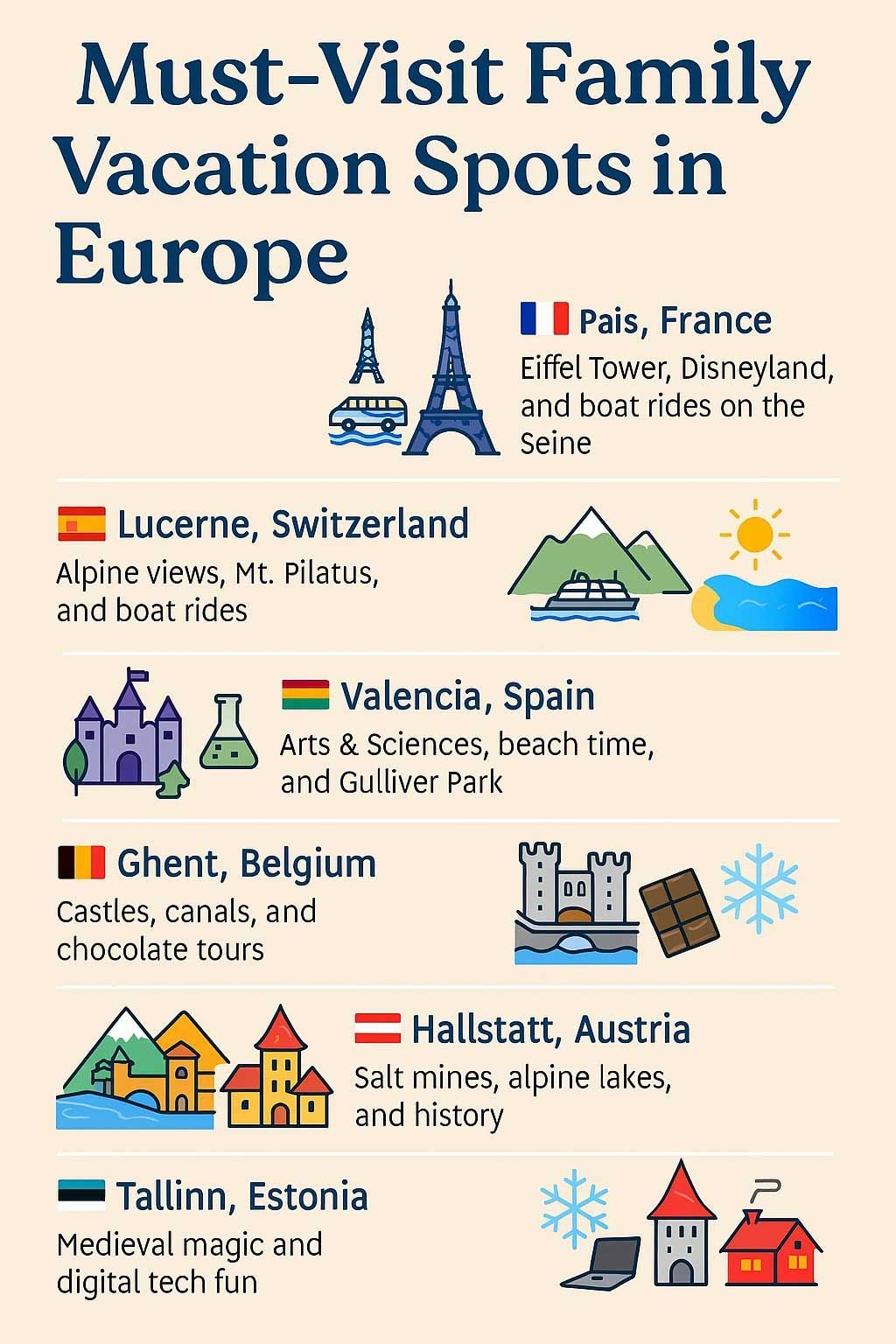 Best Family Vacation Spots in Europe for Unforgettable Adventures