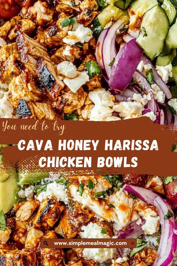 CAVA Honey Harissa Chicken Bowls: A Perfect Balance of Sweetness and Heat