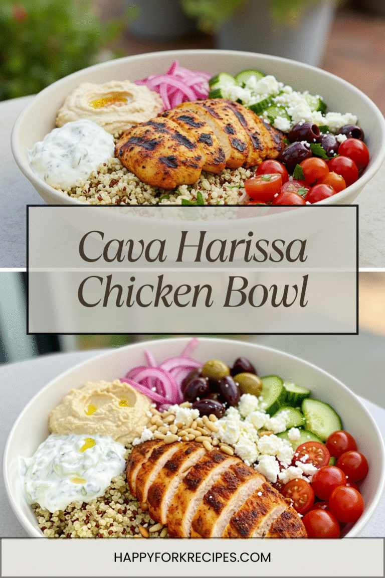Cava Harissa Chicken Bowl: A Flavorful, Customizable Mediterranean Recipe