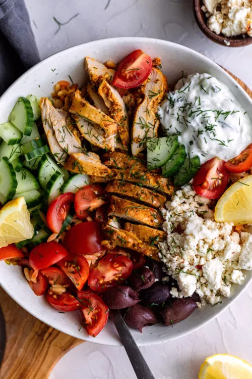 Chicken Shawarma Bowls - Dash of Mandi