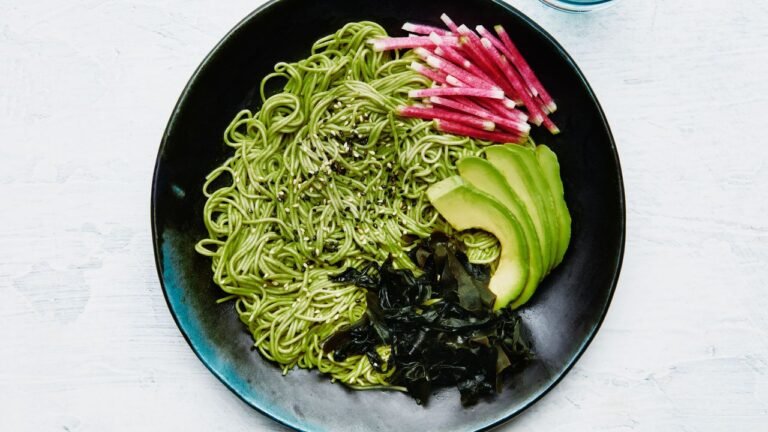Cold Matcha Noodles Recipe | Epicurious