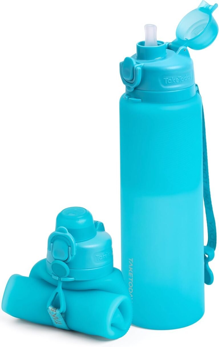 Reusable water bottle for flights