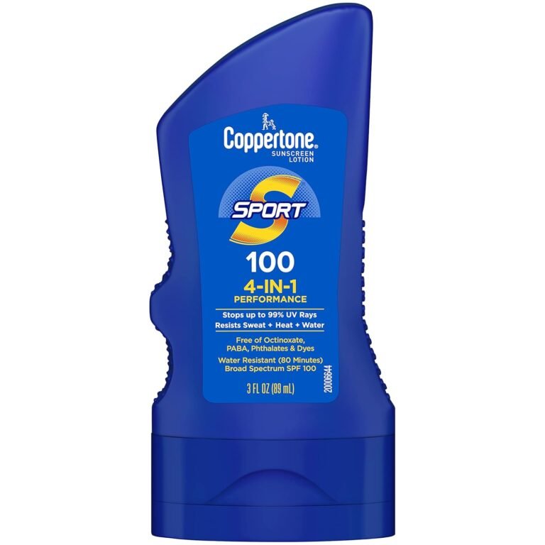 Travel-sized sunscreen