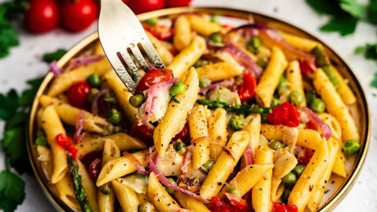 Creamy Pasta Primavera