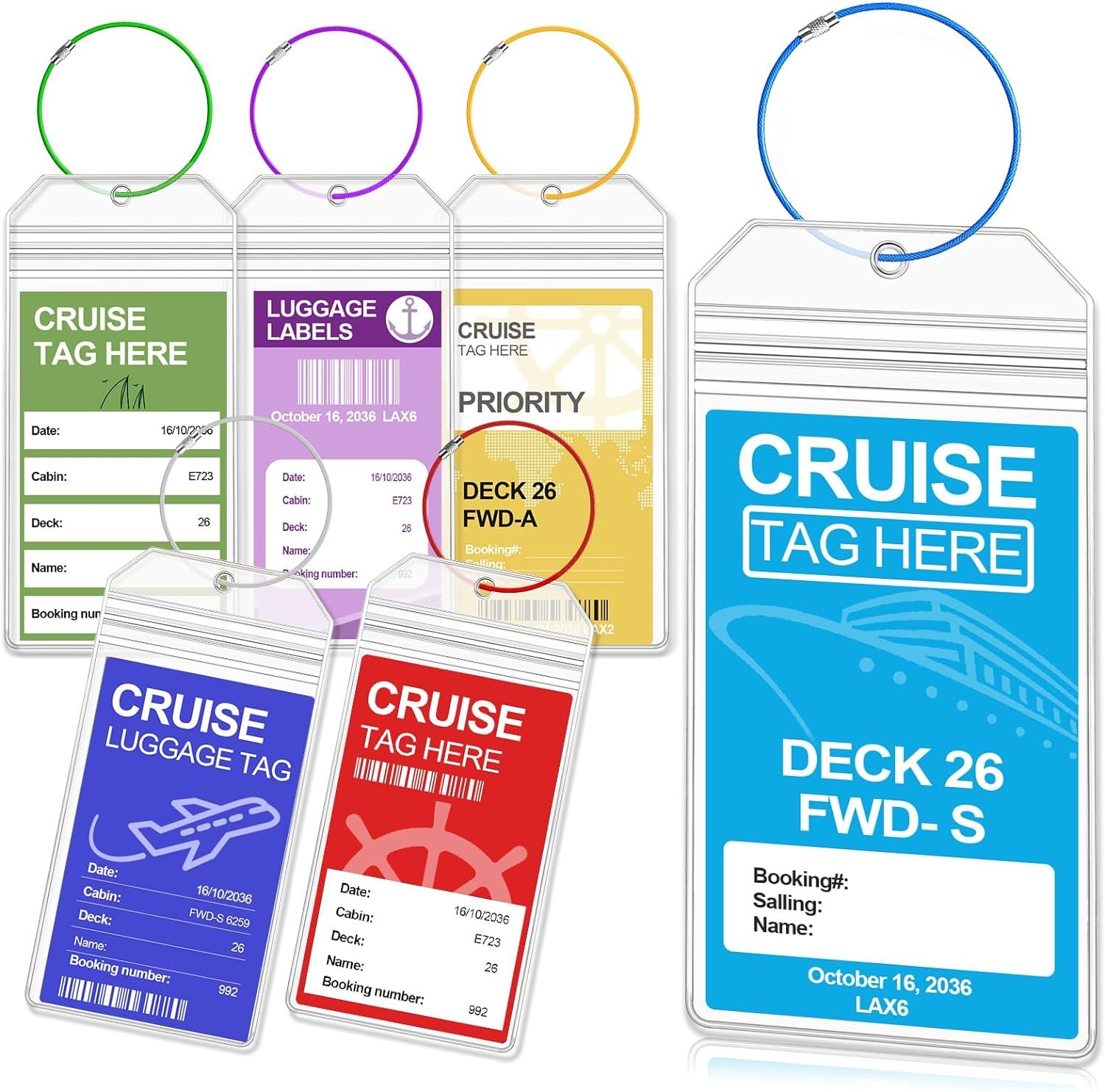 Cruise luggage tags