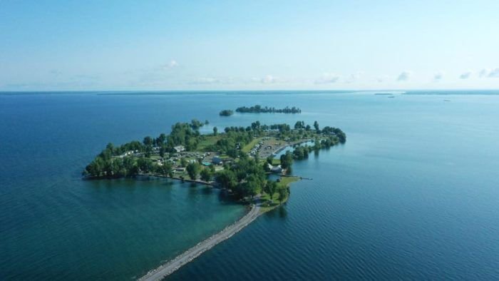 Discover Unique Camping at Association Island KOA in New York's Thousand Islands!