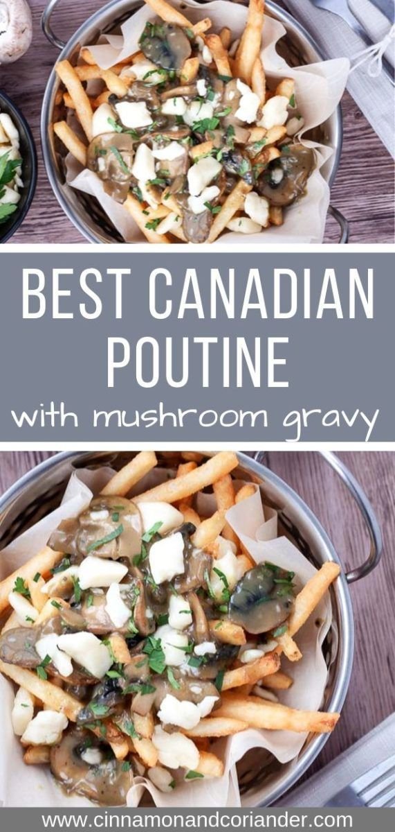 Easy Canadian Poutine Recipe with Mushroom Gravy