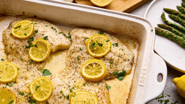 Easy Lemon Garlic Baked Tilapia