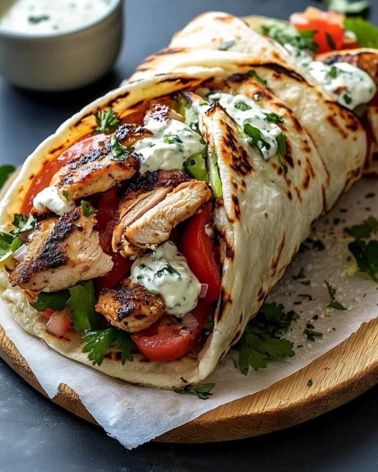 Greek Chicken Gyros