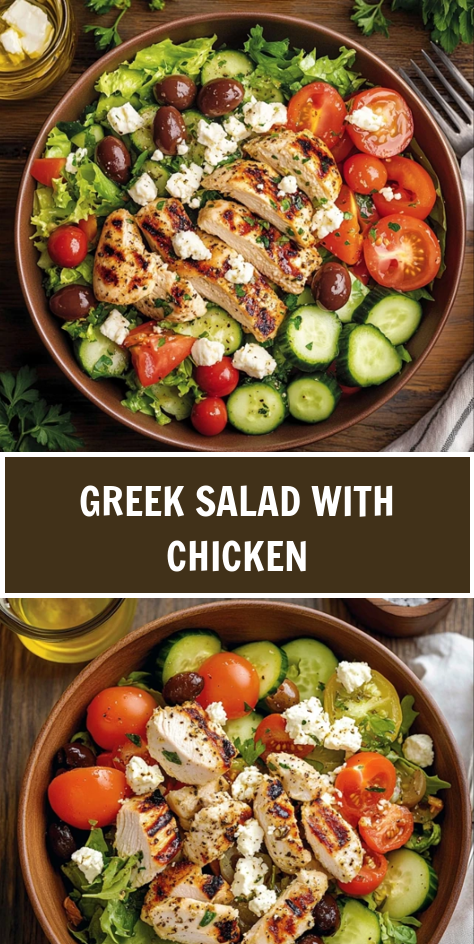 Greek Salad with Chicken